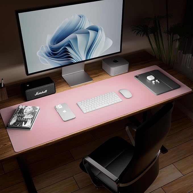 Aothia Leather Desk Pad Protector, Office Desk Mat, Large Mouse Pad, Laptop - Image 7