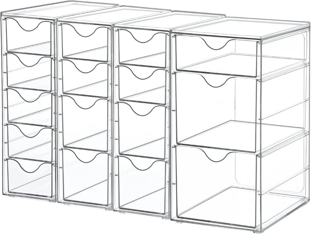 vtopmart 4 set acrylic desk organizer with 16, main product view