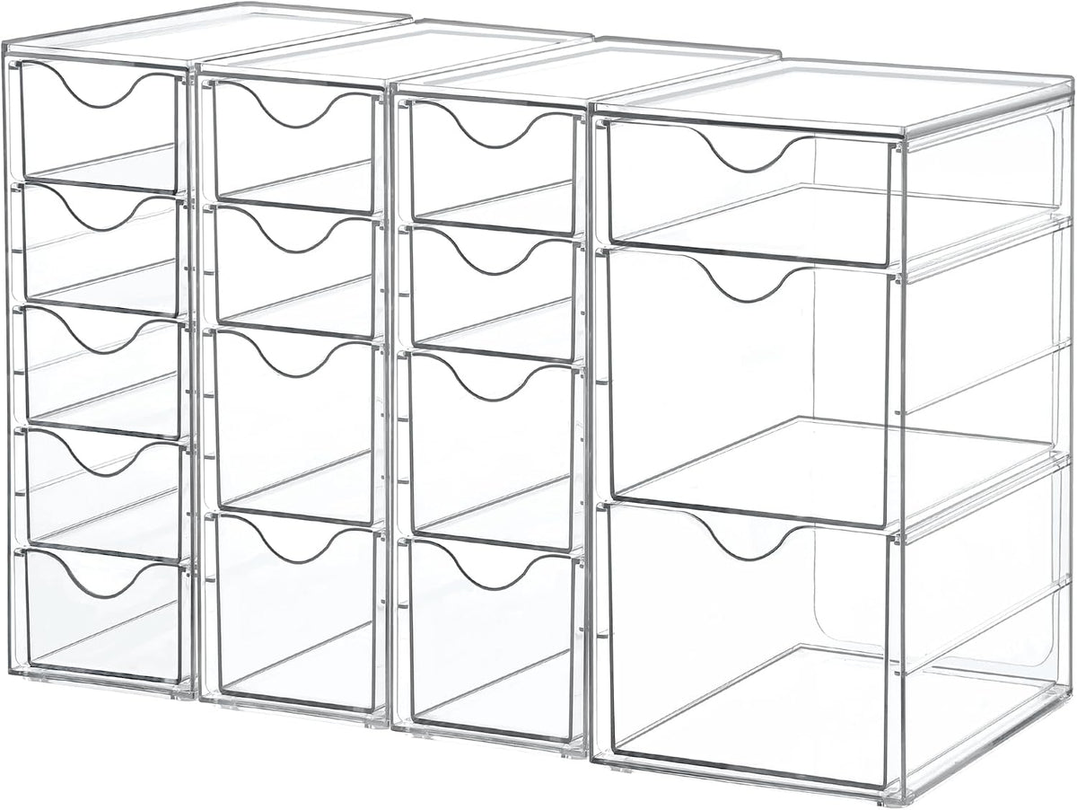 vtopmart 4 set acrylic desk organizer with 16, main product view
