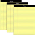 Alitte Yellow Legal Notepads 8.5 x 11, No Ink Bleeding by Alitte