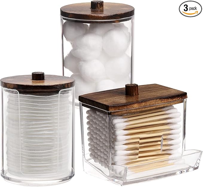 Tbestmax Bathroom Organizer Accessories Set-10 OZ Qtips Holder Storage by Tbestmax
