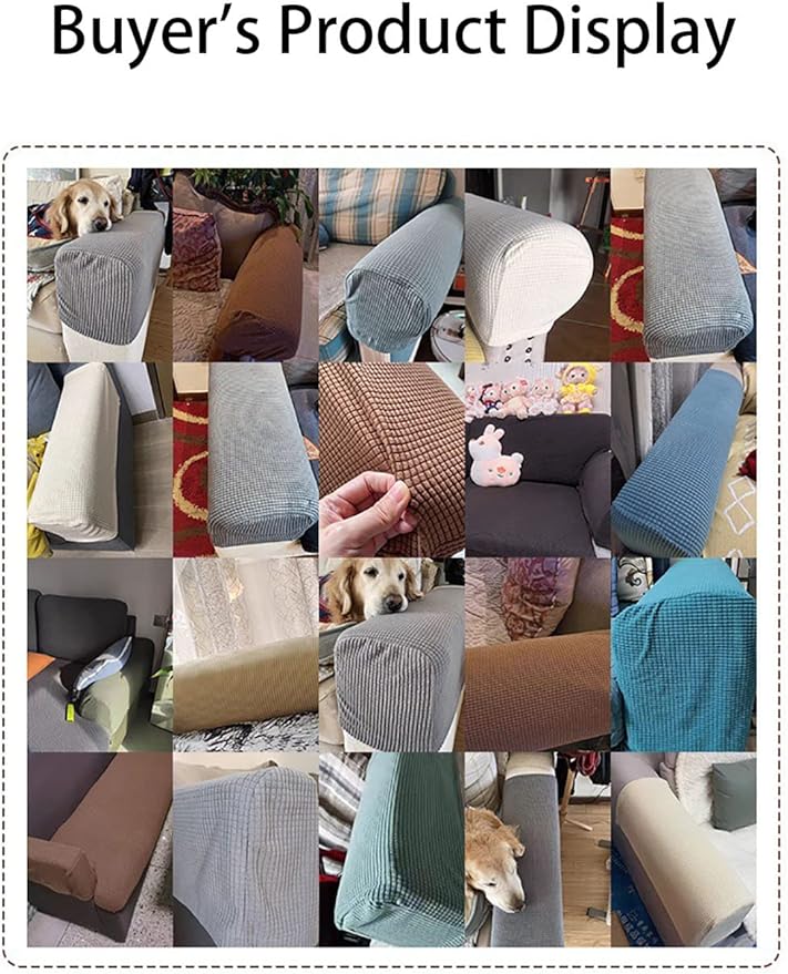 Chaexii Premium Polyester Sofa Arm Cover, Scratch Resistant Protector Covers - Image 6