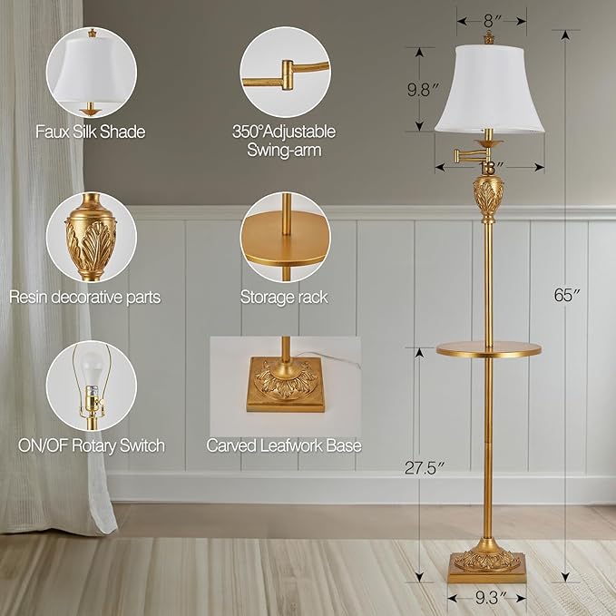 Traditional LED Floor Lamp - Image 3