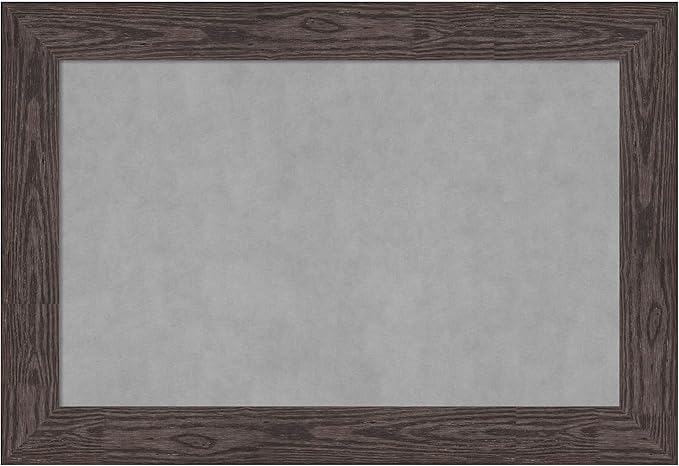 Amanti Art Black Framed Magnetic Board 26x38 Large Vision Board by AmantiArt