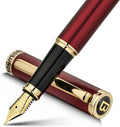 BEILUNER Red Fountain Pen, Stunning Luxury Pens