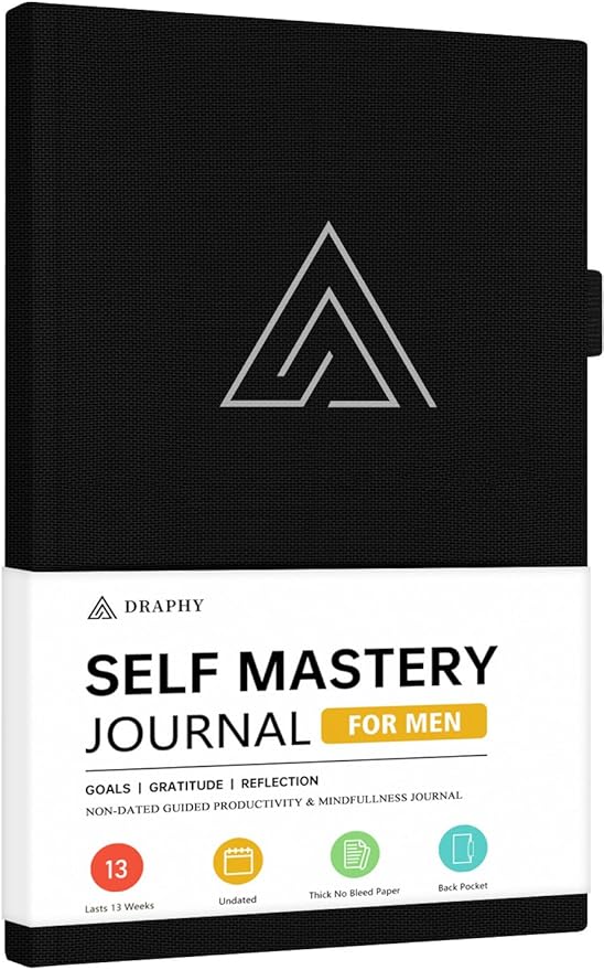 Self-Mastery Journal for Men by Draphy