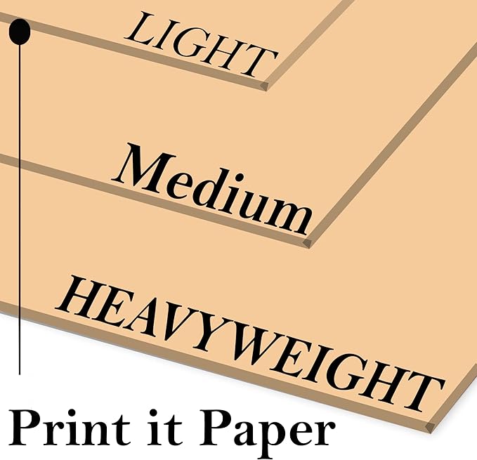Print It - Vellum Bristol Colored Cardstock Cover Paper, 67 Lb, 8.5" X 11” - Image 2