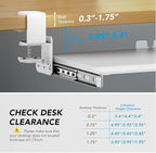 AX WABER Keyboard Tray Under Desk Pull Out - Image 4