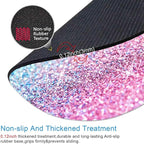 IMAYONDIA Kids Girls Mouse Pad for Laptop, Small Pink Blue Gradient Sparkle - Image 3