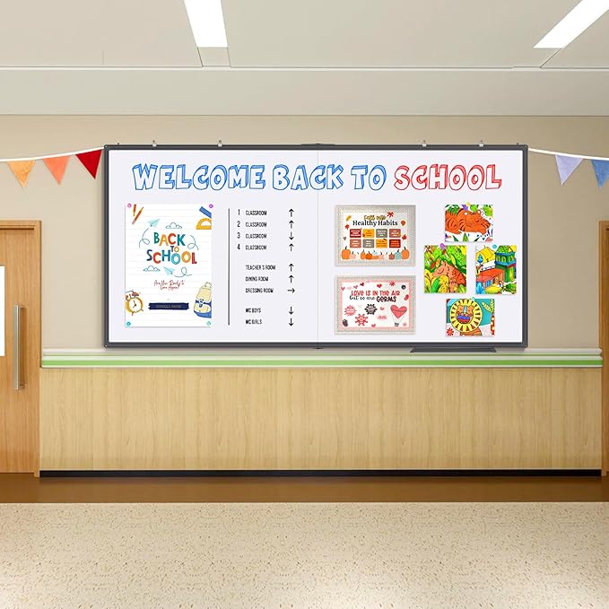 Magnetic Dry Erase Board 96 x 48 inches, Maxtek 4" x 8" Whiteboard - Image 7