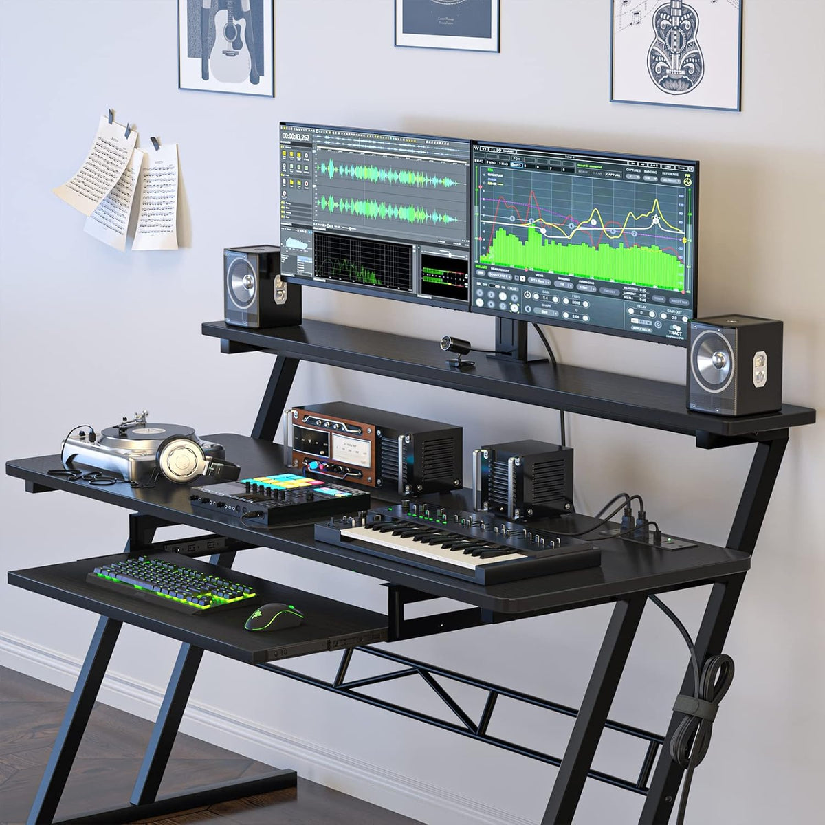 Armocity Music Studio Desk Production Workstation - Recording Studio Desk