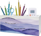 Exqcom Inhale Exhale Meditation Mental Health Pen Pencil Holder, Therapy Office by Exqcom