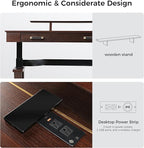 EUREKA ERGONOMIC Ark SWS Standing Desk, 63 inch Executive Desk w Drawers - Image 7
