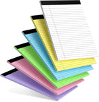 AILZFEI Colored Legal Pads 8.5 x 11 Wide Ruled, Note Pads Sturdy Back Writing by Unknown
