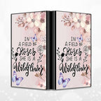 BWEGRHE Slim Credit Card Holder, Sakura Butterfly RFID Blocking Metal Wallet - Image 4