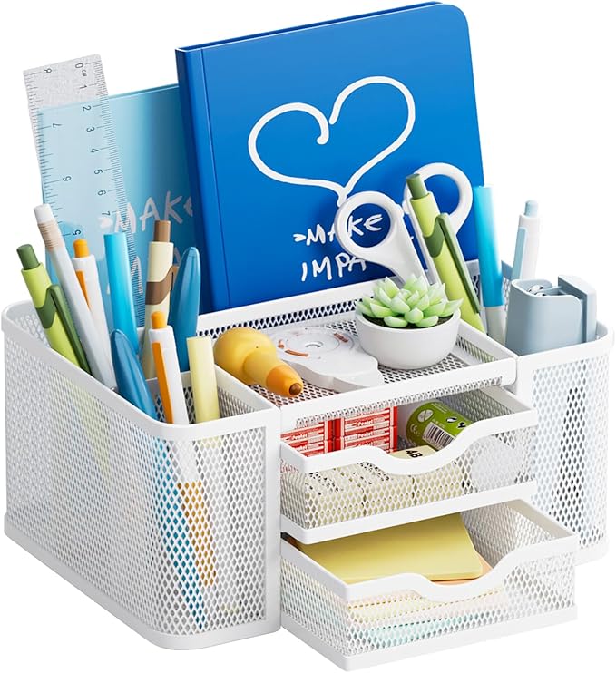 Marbrasse Mesh Desk Organizer, Pen Organizer by Marbrasse