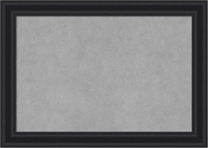 Amanti Art Black Framed Magnetic Board 20x28 Medium Vision Board by AmantiArt