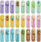 24 Pcs Cute Retractable Eraser for Pencils | Kawaii School Supplies Erasers| by Unknown