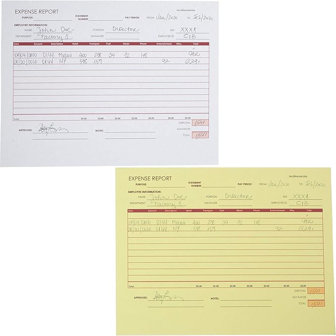 Limited Papers, Carbonless Sheets, Pre Collated, Bond Finish., 1 Ream) - Image 2