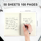 Yahenda Spiral Notebook College Ruled Journals Notebooks Lined 8.3 x 5.5 Inch - Image 4