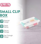 Sterilite 24-Pack Clip Box, Stackable Clear Plastic Bins - Image 2