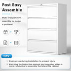Pataku 4 Drawer File Cabinet - Image 9