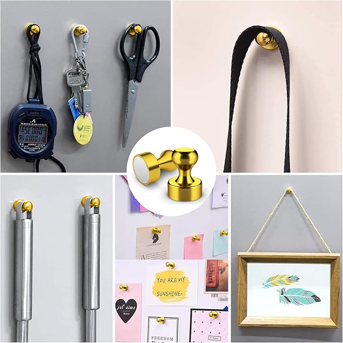 Grtard 24 Pack Magnetic Push Pins, Fridge Magnets - Image 6