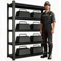 CBCNWR 72''H Garage Storage Shelves, 2500LBS Steel Heavy Duty Storage Shelves