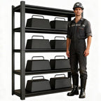 CBCNWR 72''H Garage Storage Shelves, 2500LBS Steel Heavy Duty Storage Shelves by CBCNWR