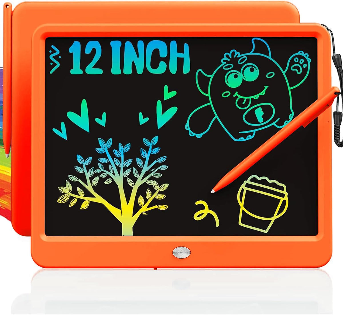 TEKFUN LCD Writing Tablet Doodle Board, 12inch Colorful Drawing Tablet Writing