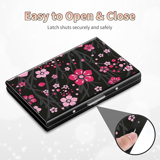 BWEGRHE Slim Credit Card Holder, Aluminum Minimalist Hard Case Pocket-Sized - Image 6