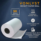 Vonlyst Receipt Paper Roll for Square Terminal Credit Card Machine - Image 5