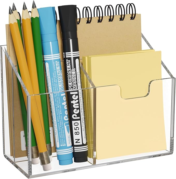AITEE Magnetic Pen Holder for Refrigerator, Holds Markers, Scissors & Notes by AITEE