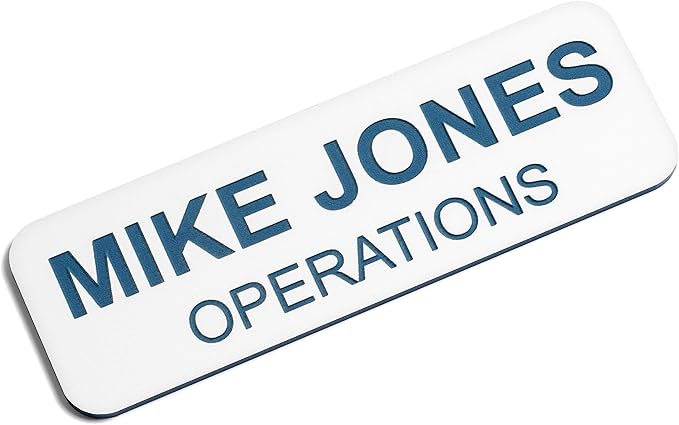 Custom Engraved Name Tag Badges – Personalized Identification by ProvidenceEngraving