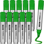 Fuutreo 10 Pack Jumbo Permanent Markers Bulk Large Chisel Tip Permanent Markers by Fuutreo