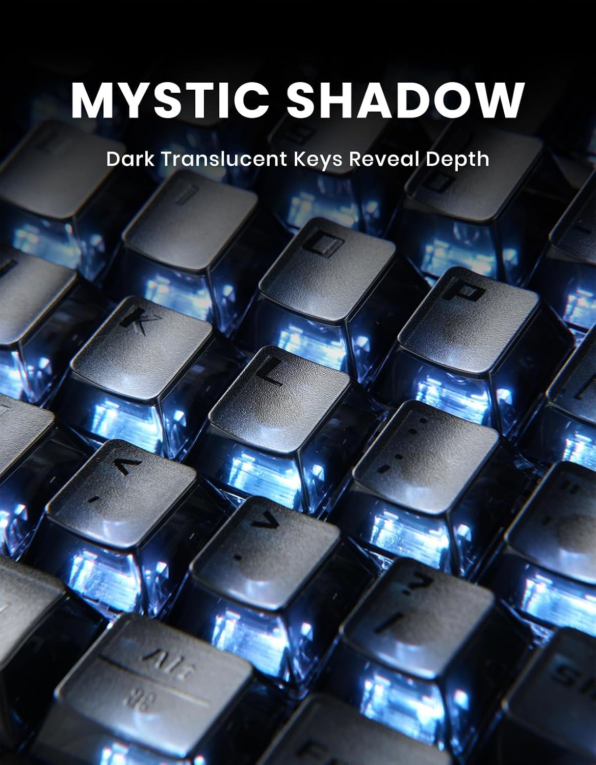 GravaStar Mercury K1 75% Wireless Mechanical Gaming Keyboard RGB Backlit