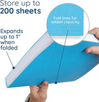 25 Blue Summit Supplies Pretty Hanging File Folders, Pastel Gem Tone Assorted - Image 4