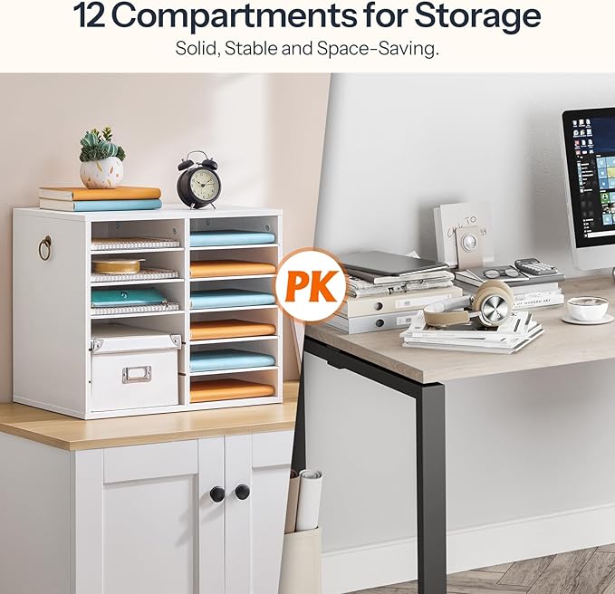HOOBRO Literature Organizers, 12 Compartments Office Mailbox - Image 4