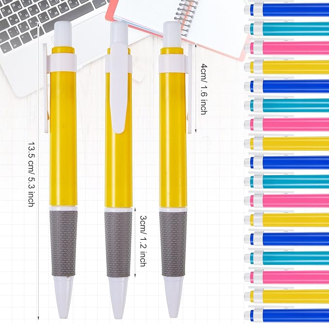 Henoyso 200 Count Retractable Ballpoint Pens Bulk 0.7 mm Black Ink Click Pens - Image 2