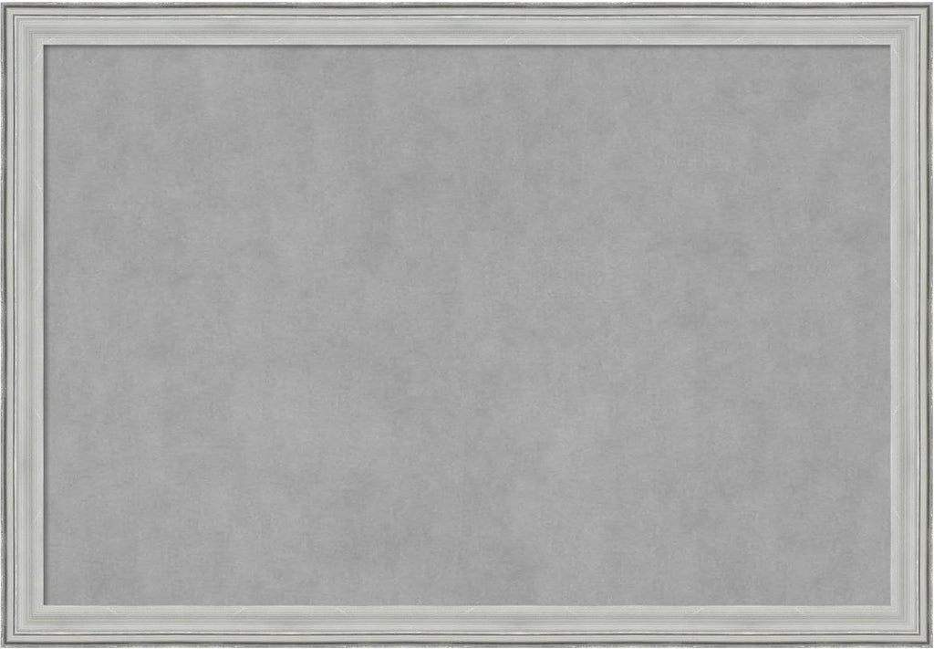 Amanti Art Silver Framed Magnetic Board 27x39 Large Vision Board