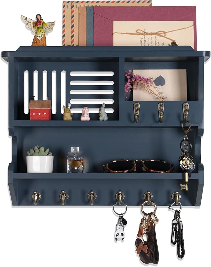 Mutsault Key Holder for Wall, Mail and Key Holder for Home Decor, Key and Mail - Image 2
