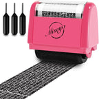 Miseyo Wide Identity Theft Protection Roller Stamp Set by Miseyo