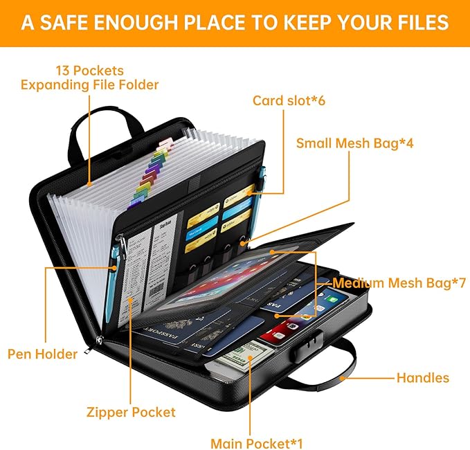DocSafe Accordion File Organizer - Image 9