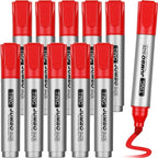 Fuutreo 10 Pack Jumbo Permanent Markers Bulk Large Chisel Tip Permanent Markers by Fuutreo
