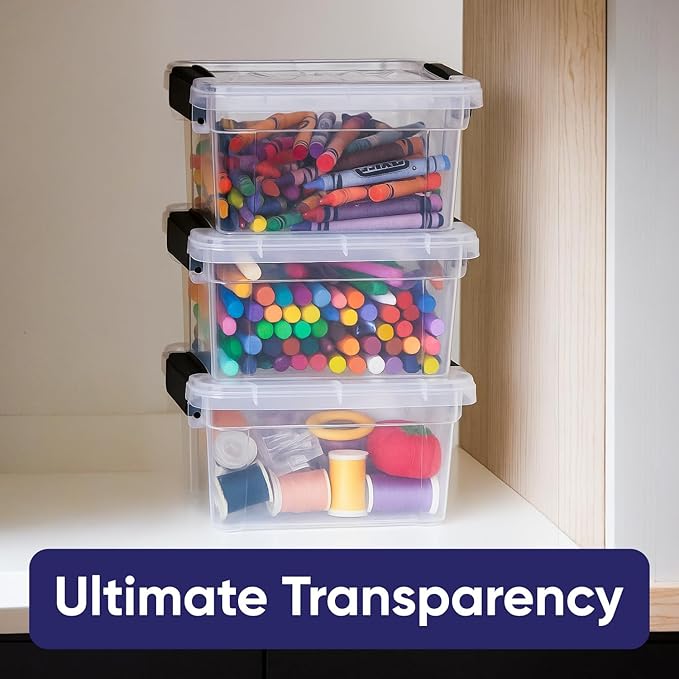 Superio Mini Storage Container Plastic Crayon Box Art Supplies and Sewing Case - Image 5