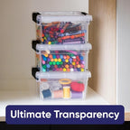Superio Mini Storage Container Plastic Crayon Box Art Supplies and Sewing Case - Image 5