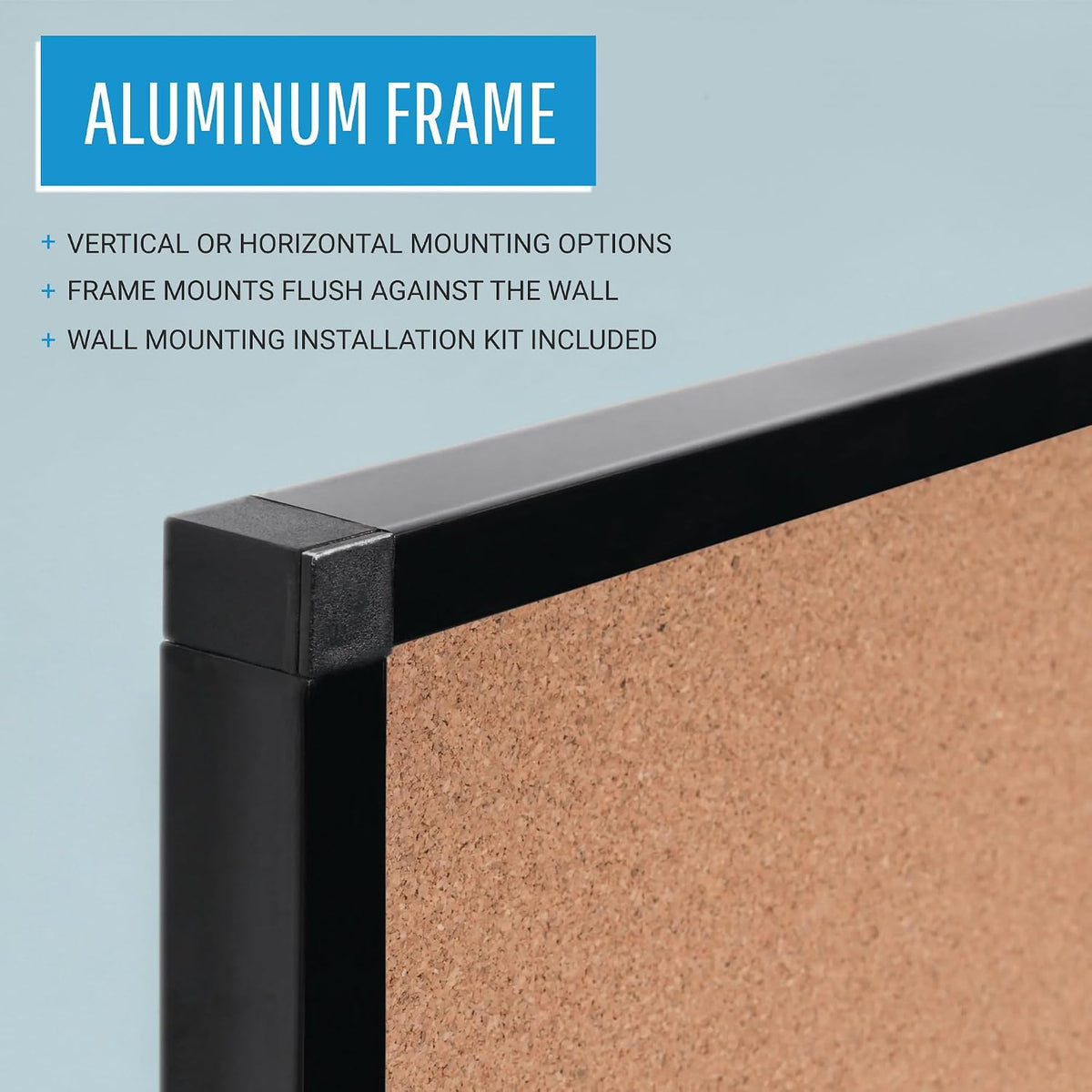 MasterVision New Generation A9 Bulletin Board, 24" x 18" Cork Board...