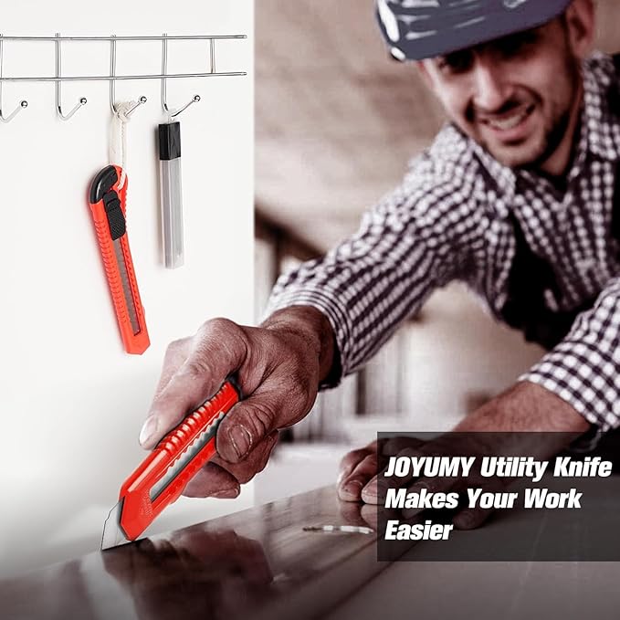 JOYUMY 20 Pack Utility Knife, Box Cutter Retractable, Box Knife - Image 3