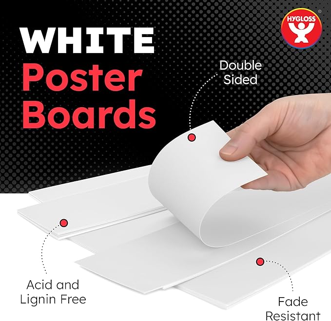 Hygloss Small Poster Board 4x11 - Image 2