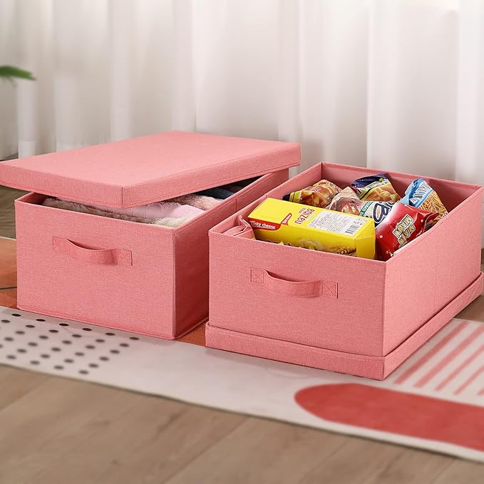 HOONEX Linen Foldable Storage Bins - Image 5